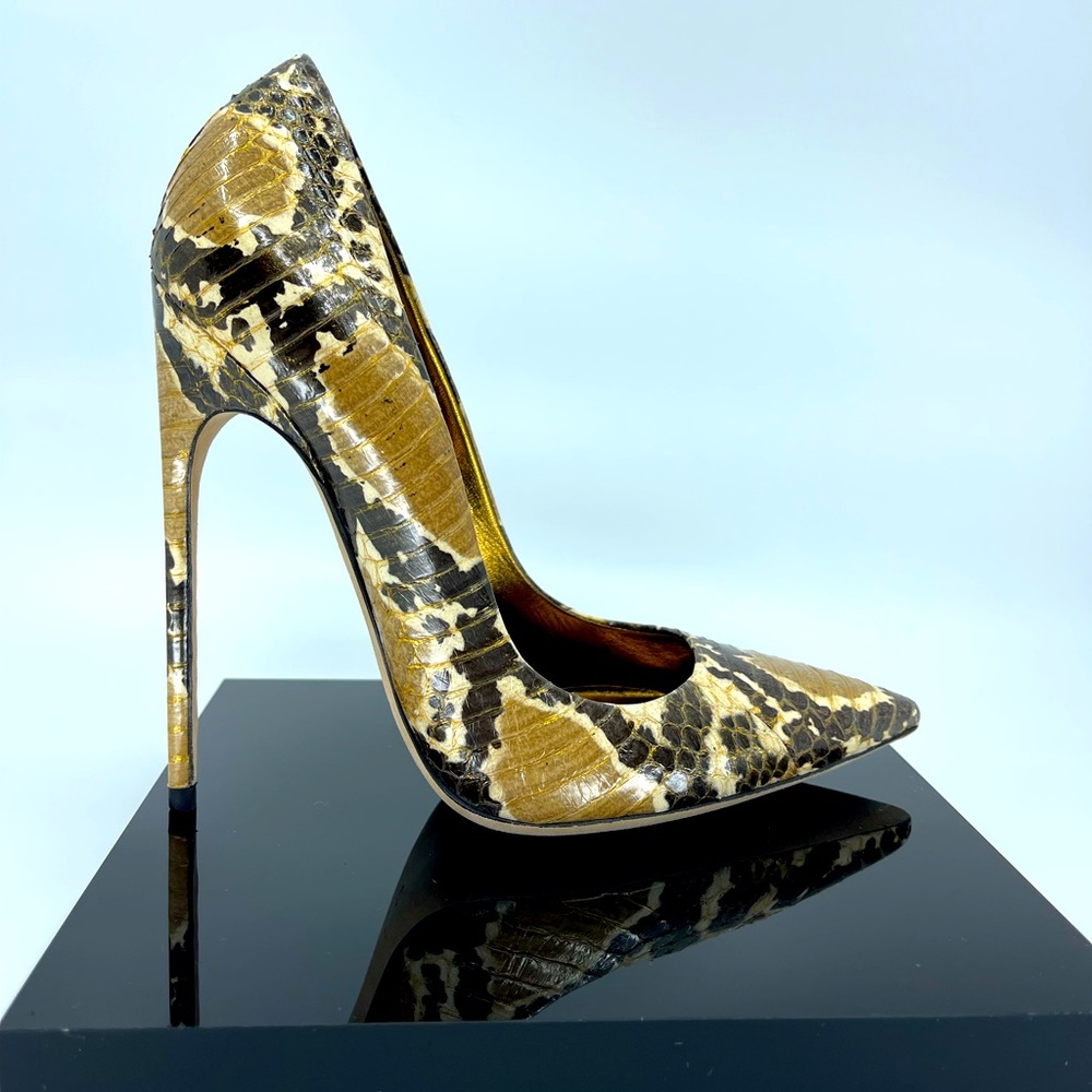 Extremely Rare FM Pump In Multi Snakeskin